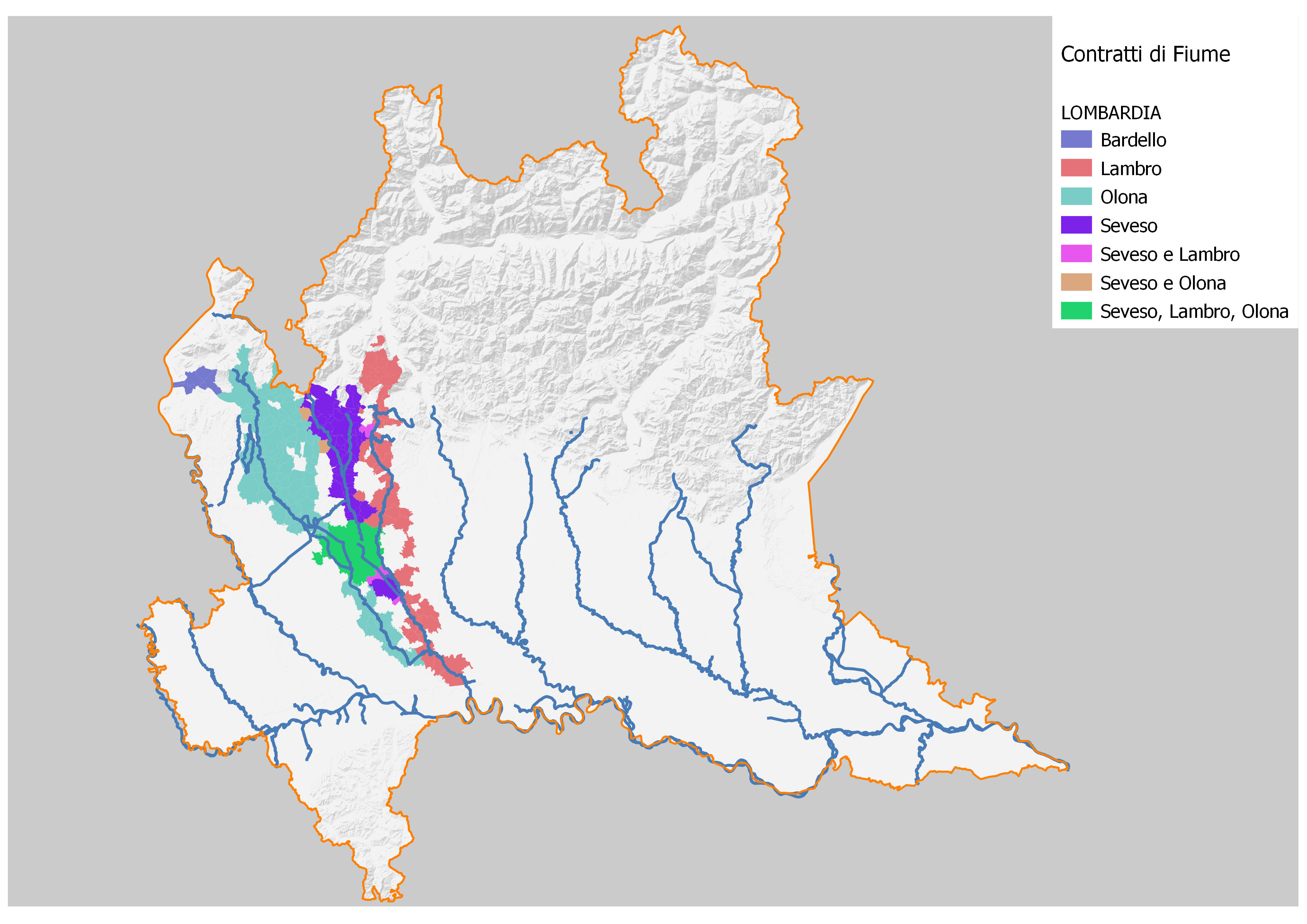 mappa dei contratti di fiume in lombardia - Pierluigi De Rosa