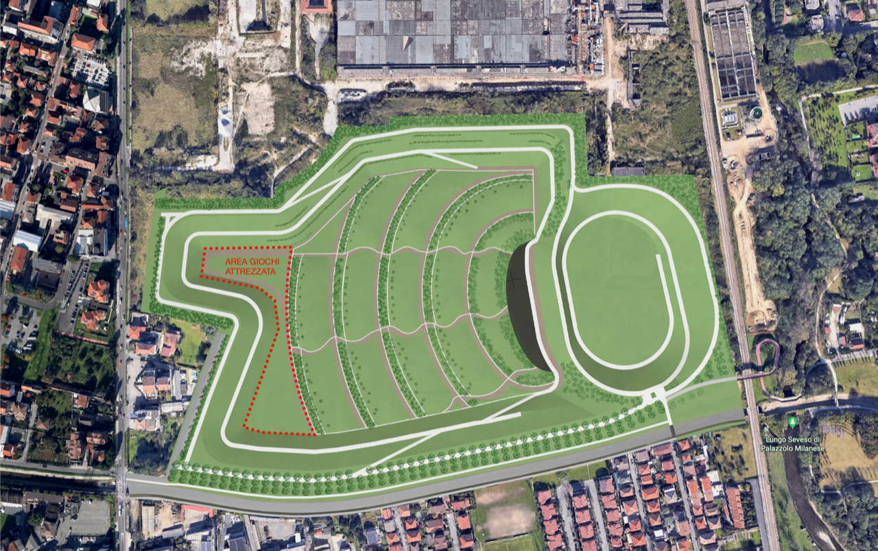 Mappa rendering del progetto a Paderno Dugnano, Varedo e Limbiate