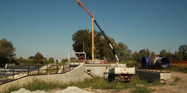 Impianto idroelettrico sul fiume Lambro