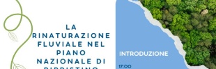 WEBINAR - La rinaturazione fluviale nel Piano Nazionale di Ripristino della Natura