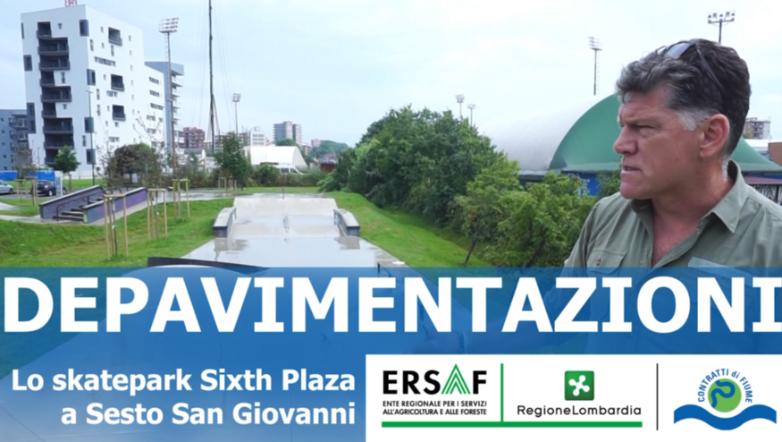 Gestione sostenibile delle precipitazioni - lo skatepark di Sesto San Giovanni