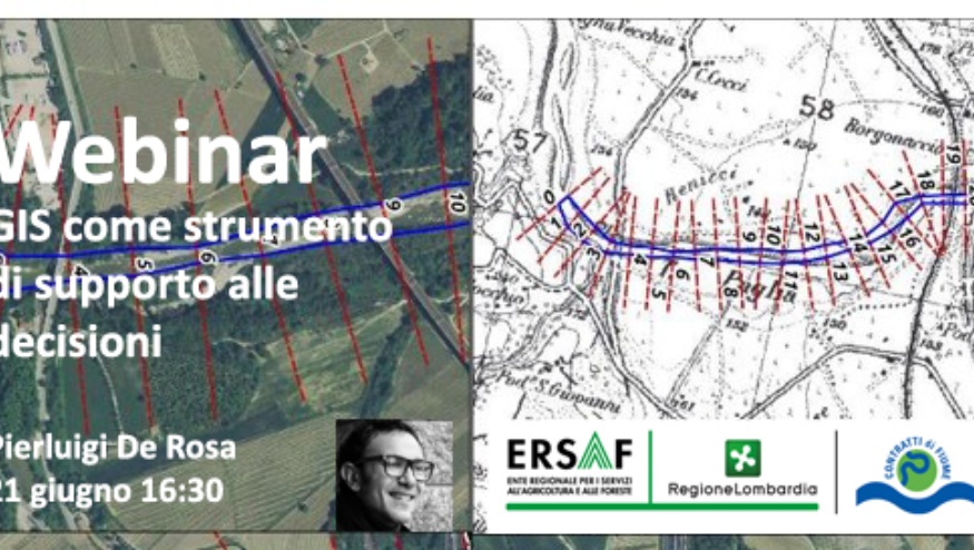 WEBINAR: Il webgis di Contratti di fiume Lombardia - il suo utilizzo e la lettura interpretativa dei dati